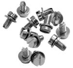 12  VW BUG ENGINE TIN FAN SHROUD SHEET METAL SCREWS N107101,